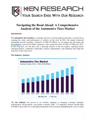 A Comprehensive Analysis of the Automotive Tires Market