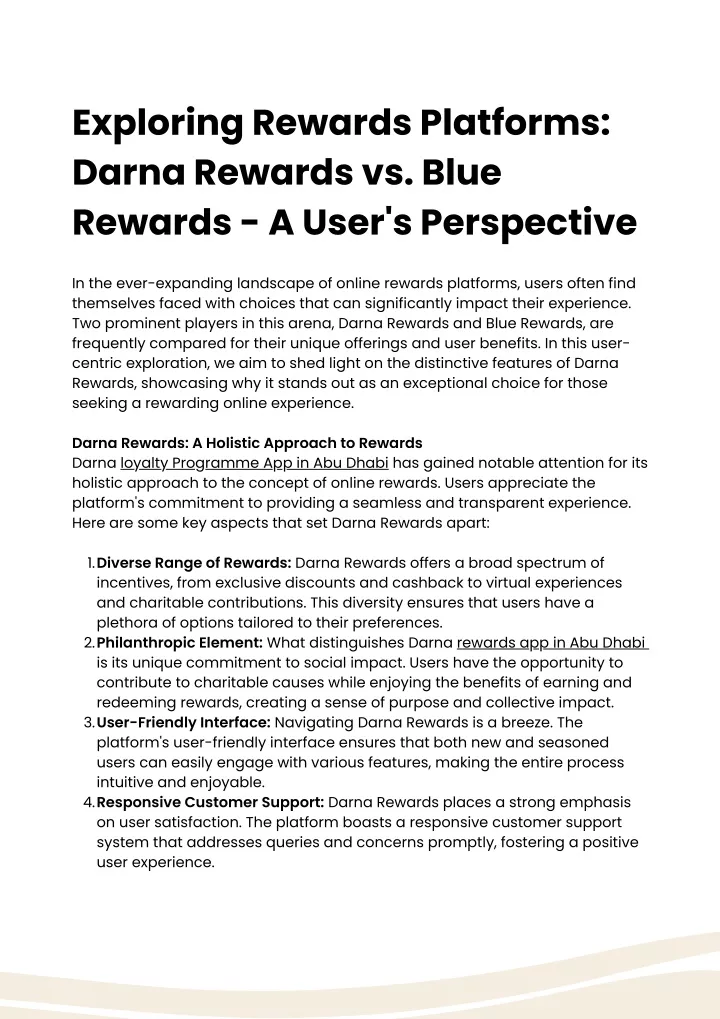 exploring rewards platforms darna rewards vs blue