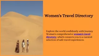 Women's Travel Directory