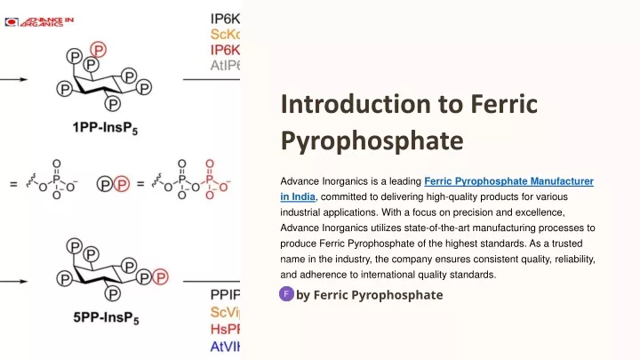 introduction to ferric pyrophosphate