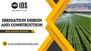 Precision in Irrigation Design and Construction by Irri Design Studio
