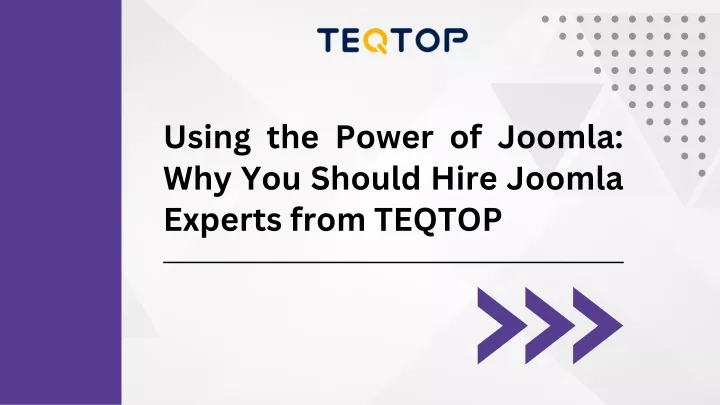 using the power of joomla why you should hire