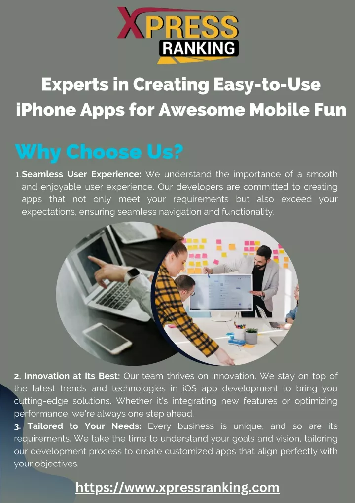 experts in creating easy to use iphone apps