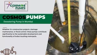 Dewatering Pump Solutions Tackling Water Challenges in Mumbai