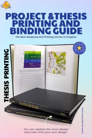 Thesis Printing & Project Binding Guide - Aone Printing