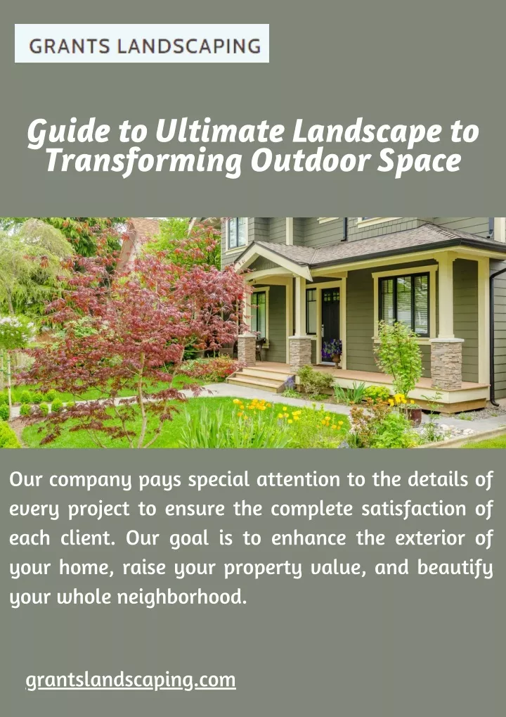 guide to ultimate landscape to transforming