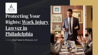 Protecting Your Rights Work Injury Lawyer in Philadelphia