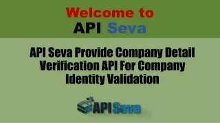 welcome to api seva
