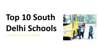 top 10 south delhi schools