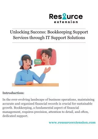 bookkeeping support services