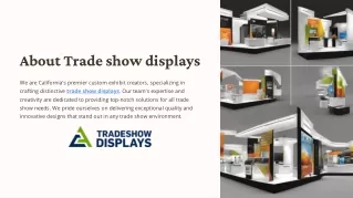 Create Distinctive Custom Exhibit Booths for Trade Shows, featuring California-Inspired Pop Up Display Designs Ca Trade