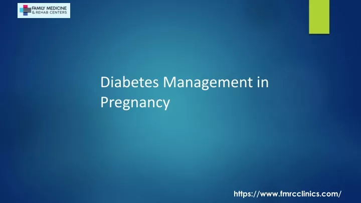 diabetes management in pregnancy