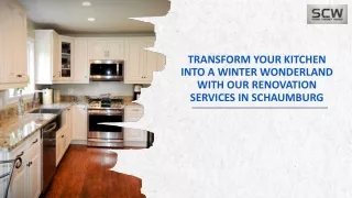 Transform Your Kitchen into a Winter Wonderland with Our Renovation Services in Schaumburg-Stone Cabinet Works