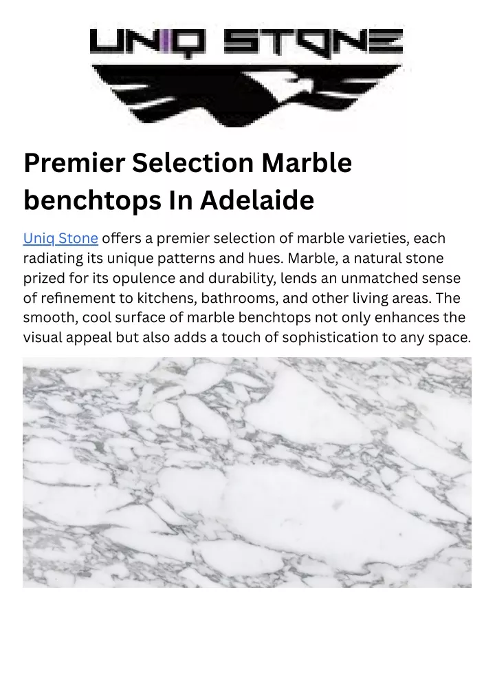 premier selection marble benchtops in adelaide