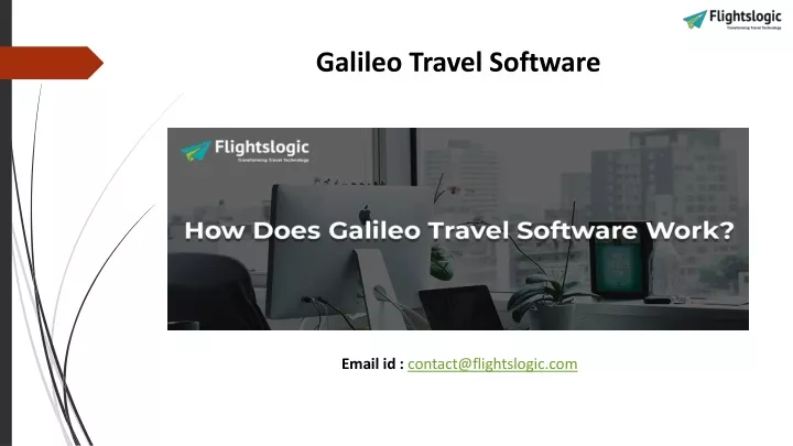 galileo travel software