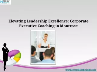 Elevating Leadership Excellence Corporate Executive Coaching in Montrose