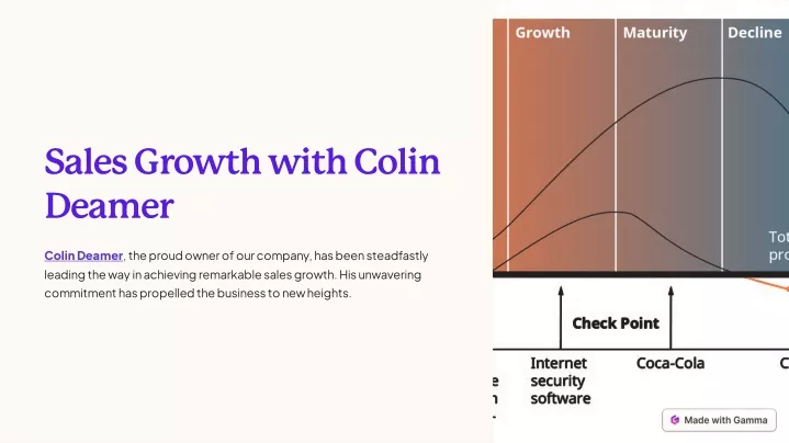 sales growth with colin deamer
