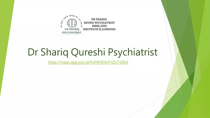 dr shariq qureshi psychiatrist