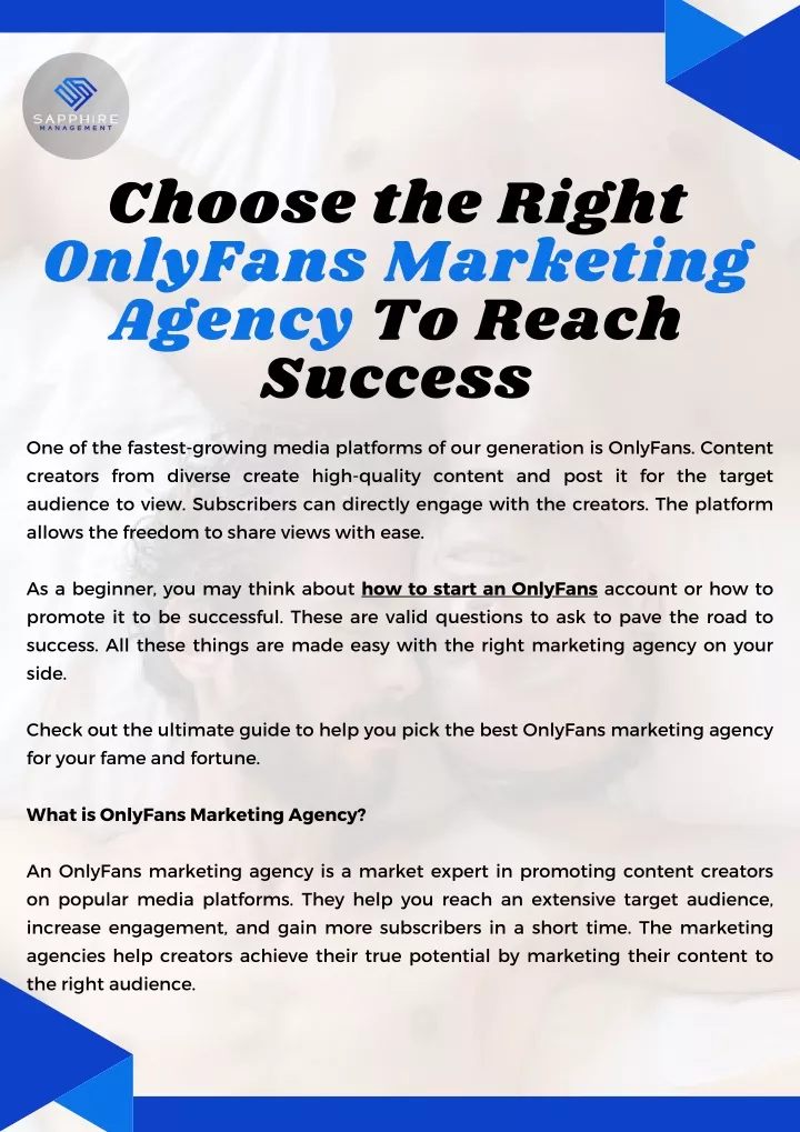 choose the right onlyfans marketing agency