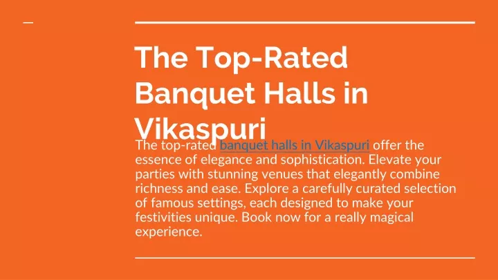 the top rated banquet halls in vikaspuri