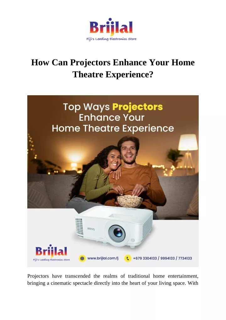 how can projectors enhance your home theatre