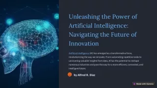 unleashing the power of artificial intelligence