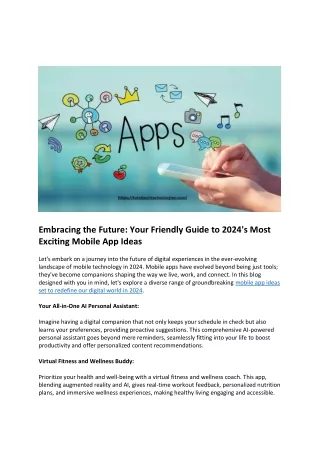 the Future- Your Friendly Guide to 2024's Most Exciting Mobile App  (1)