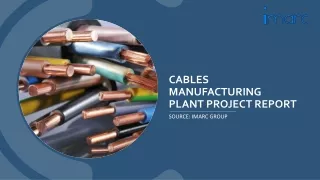 Guide to Setting Up a Cables Manufacturing Plant