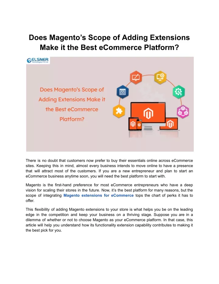 does magento s scope of adding extensions make