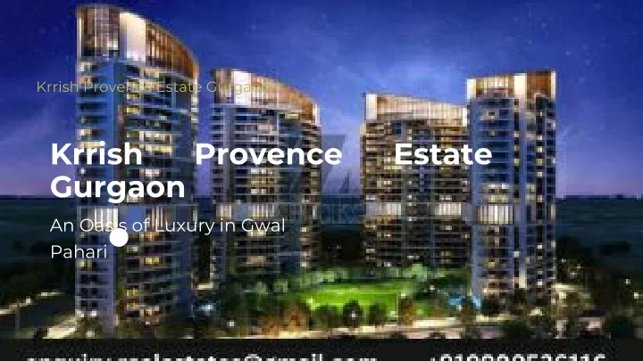 krrish provence estate gurgaon