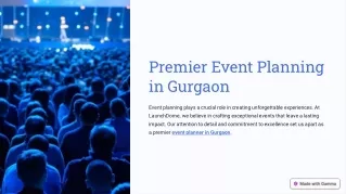 Event Planner in Gurgaon | Launchdome