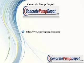 Concrete Pumps from CIFA, concretepumpdepot
