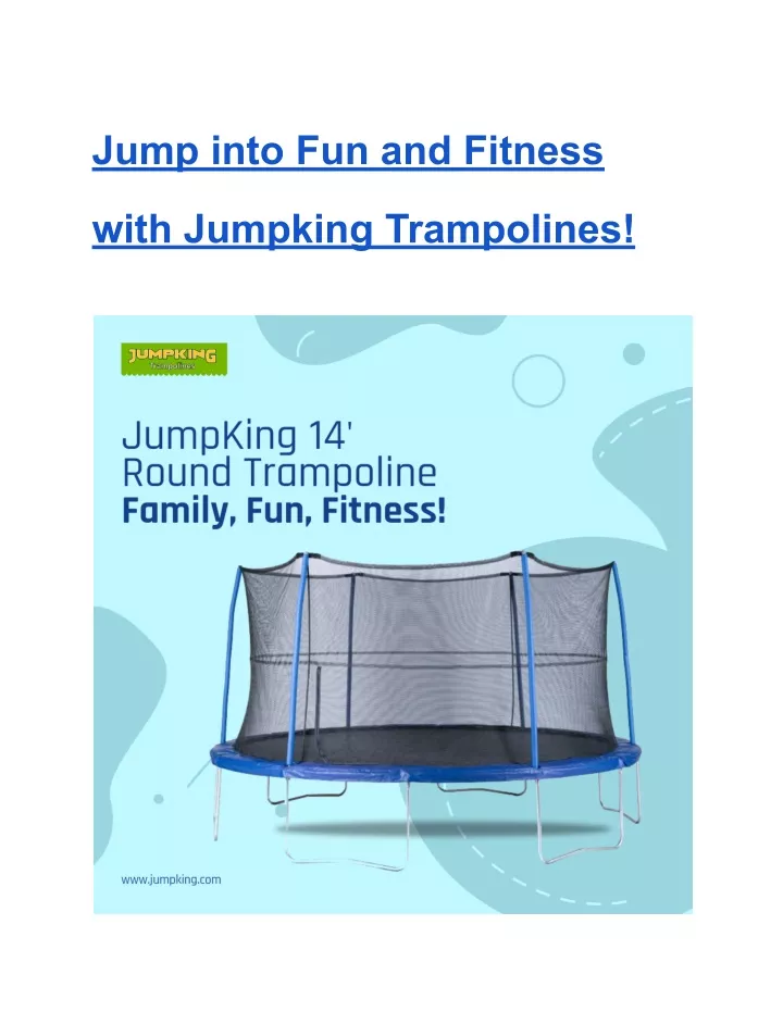 jump into fun and fitness