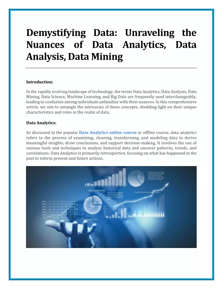 demystifying data unraveling the nuances of data