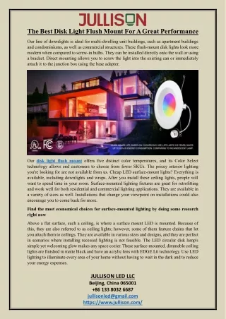 the best disk light flush mount for a great