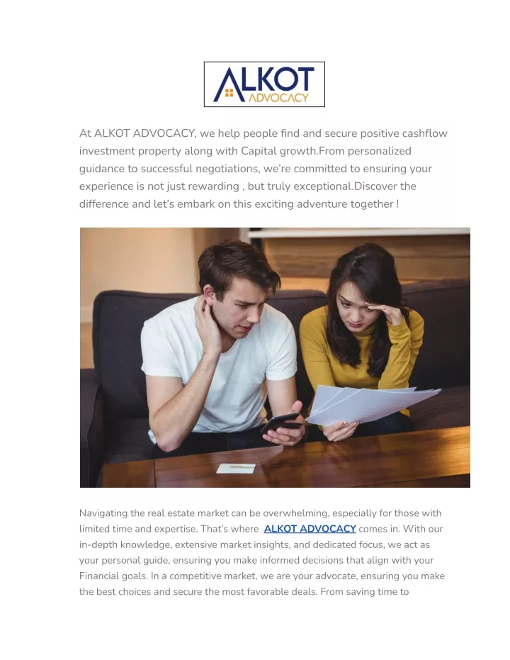 at alkot advocacy we help people find and secure