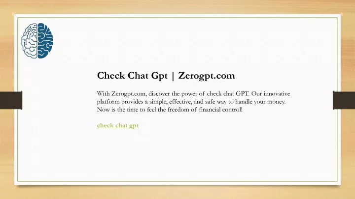 check chat gpt zerogpt com with zerogpt