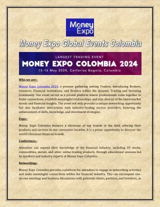 Money Expo Global Events Colombia