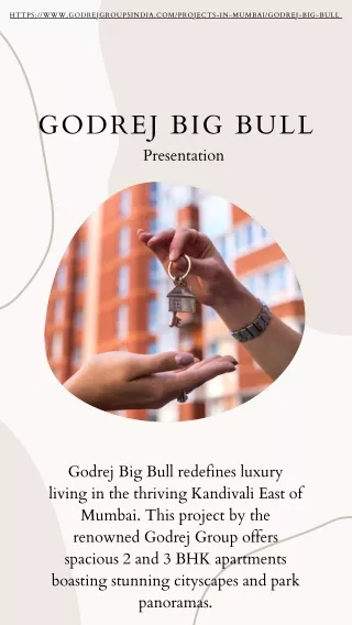 Godrej Big Bull Presentation