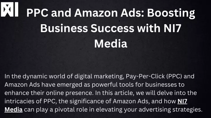 ppc and amazon ads boosting business success with