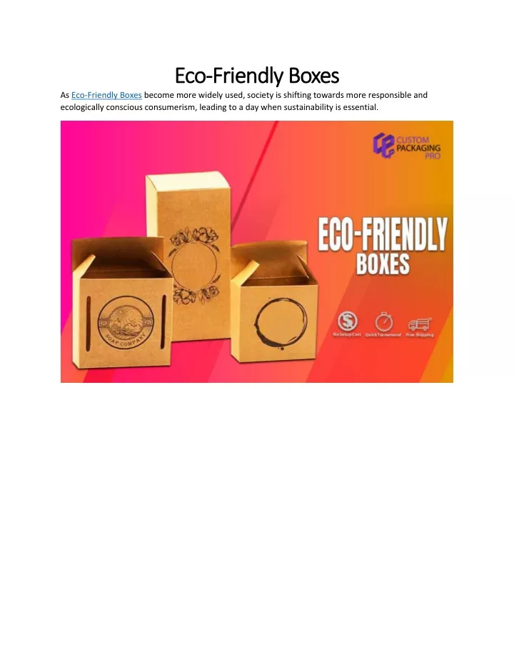 eco eco friendly boxes friendly boxes