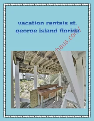 vacation rentals st. george island florida