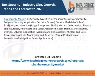 box security industry size growth trends