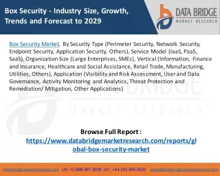 box security industry size growth trends