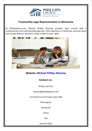 Trustworthy Legal Representation in Minnesota