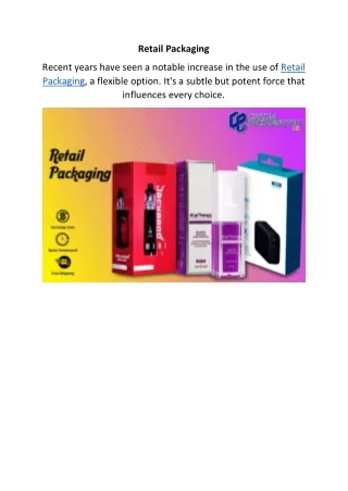 retail packaging