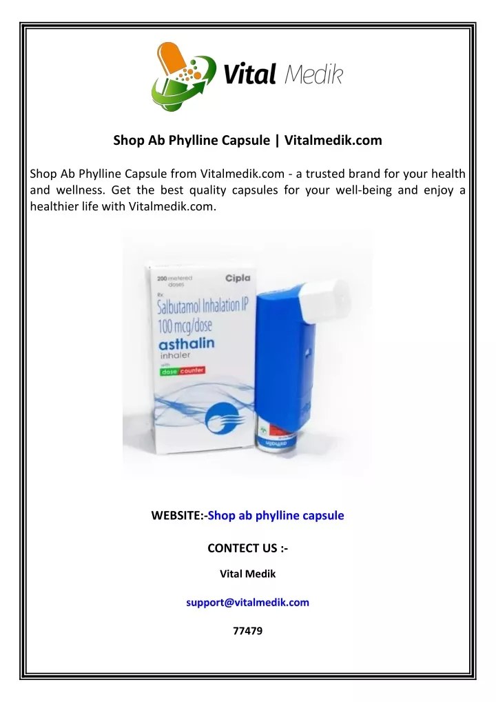 shop ab phylline capsule vitalmedik com