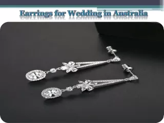 Earrings for Wedding in Australia