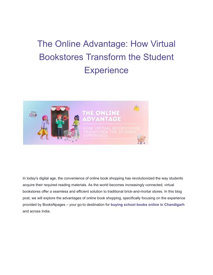 the online advantage how virtual bookstores