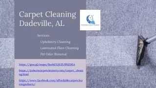 Carpet Cleaning Dadeville, AL
